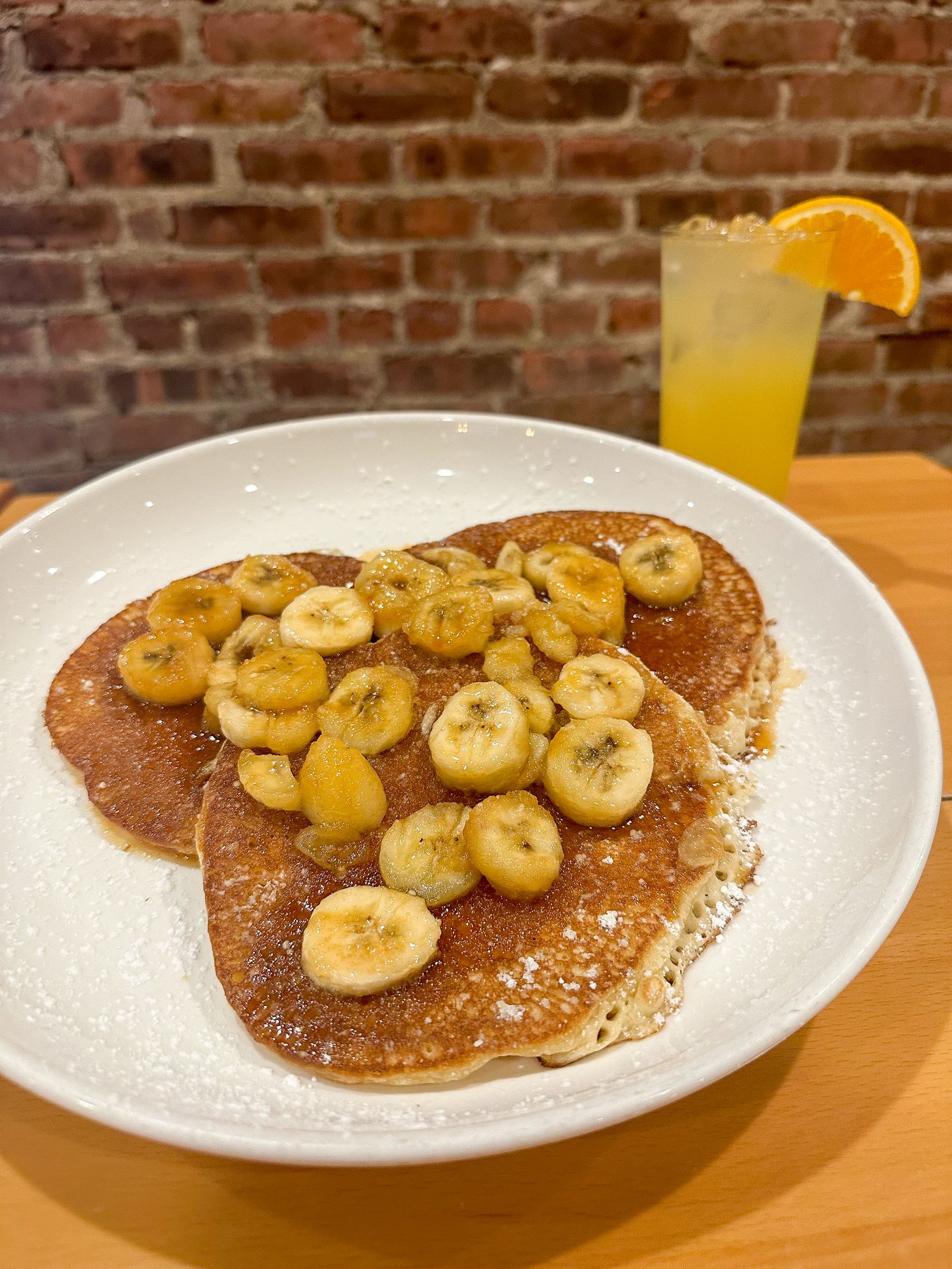 Brunch Banana Foster Pancakes